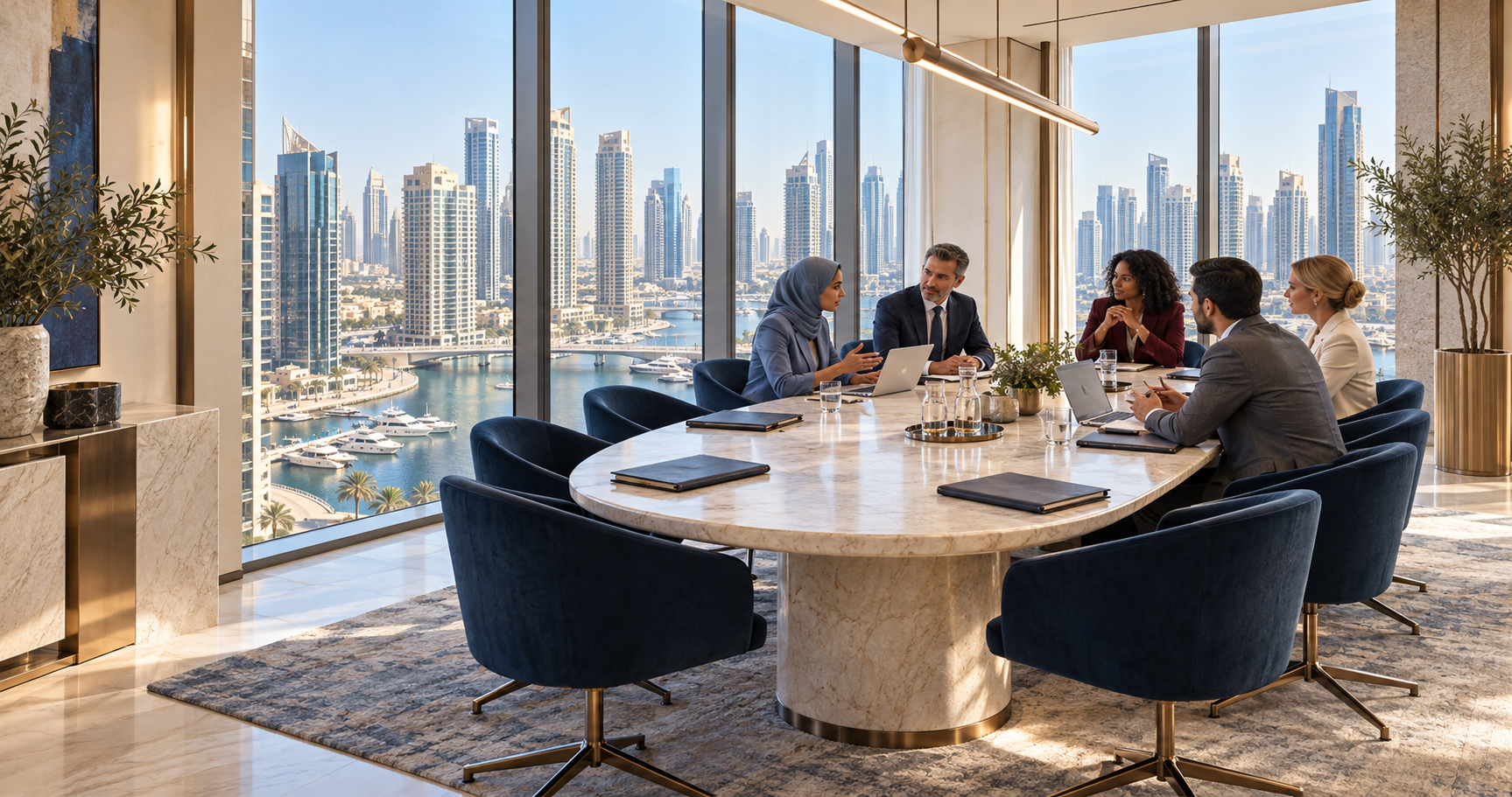 Boardroom meeting
